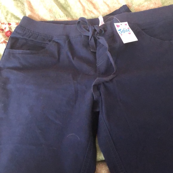 Girls Justice Pants 18.5 Navy Blue - Picture 2 of 4